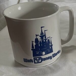 Disney Mug with Blue Castle and Logo